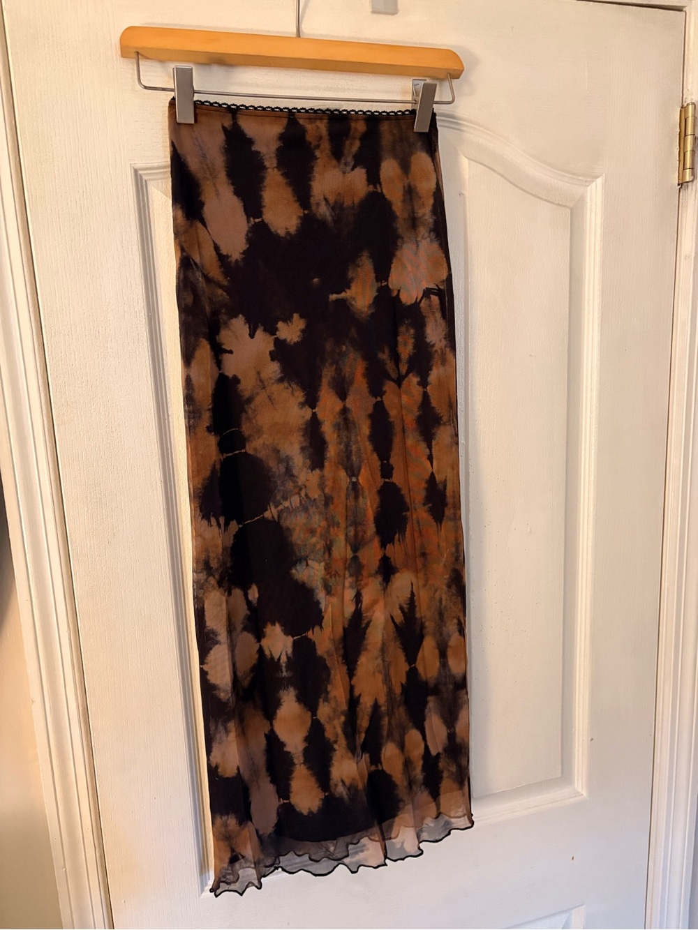 Topshop Tie-Dye Maxi Skirt